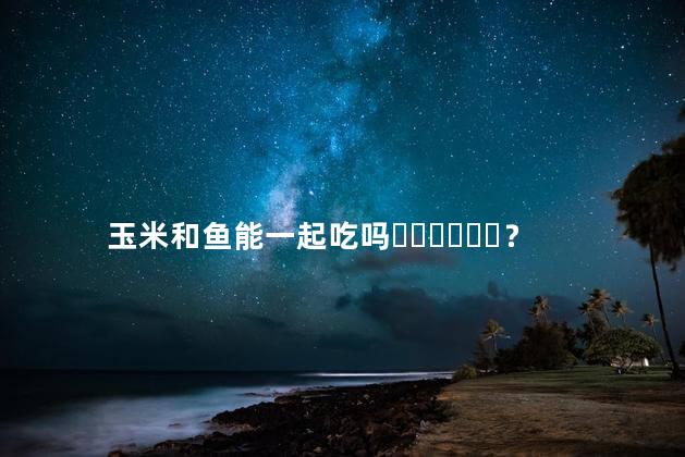 玉米和鱼能一起吃吗？